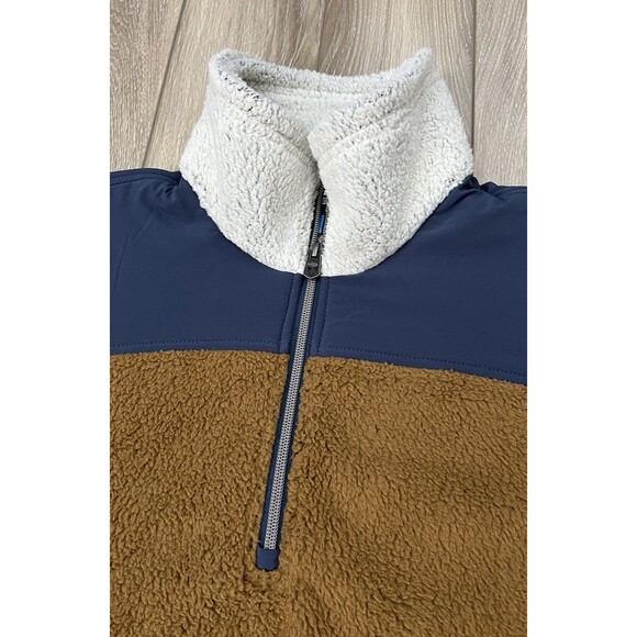 Kuhl Prism 1/4 Zip Sherpa Fleece Pullover Sweatshirt Women’s Medium Zip Pockets - Picture 3 of 11